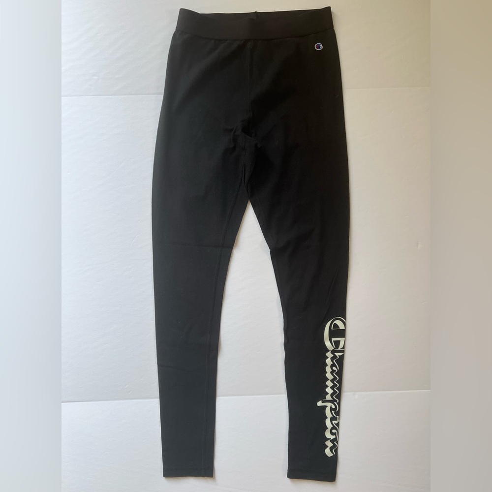 Champion Black Full Length Super High Rise size SM Leggings Sleek Athletic Wear
